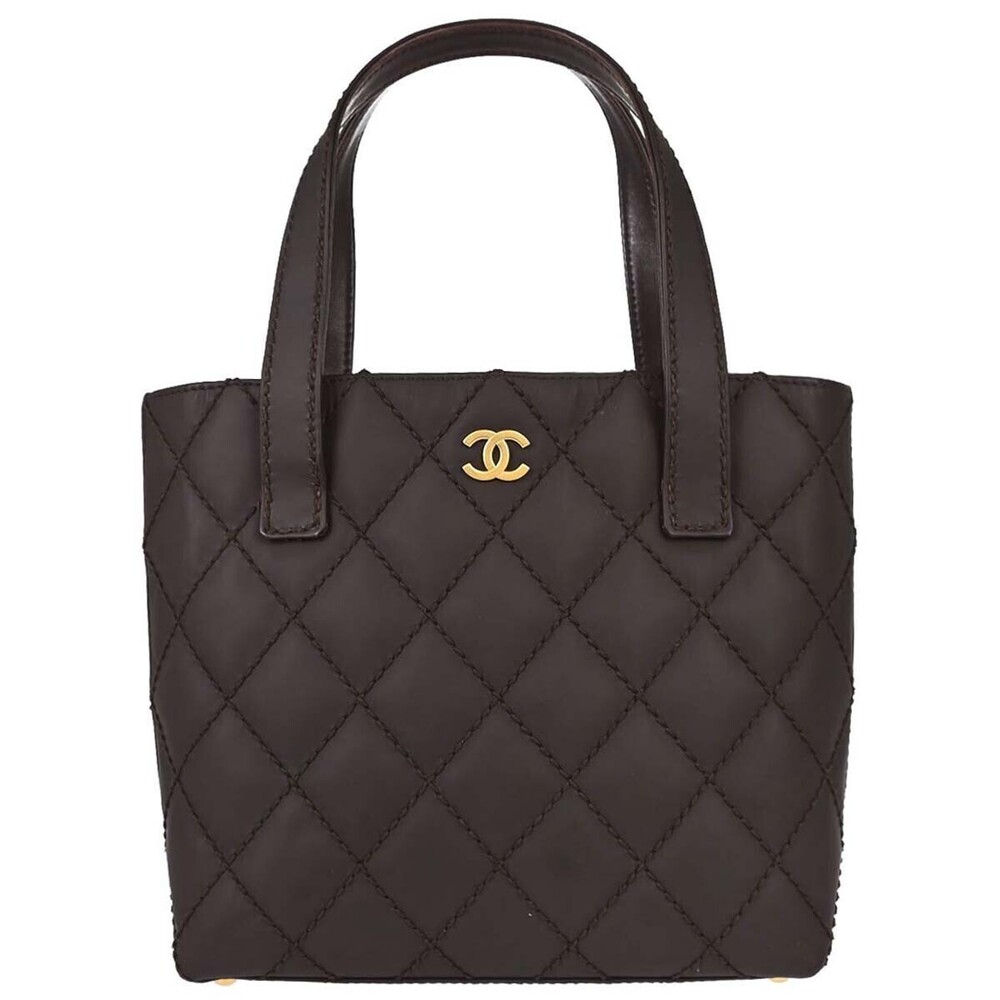 Chanel Surpique Quilted Leather Small